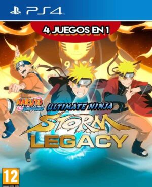 4 JUEGOS EN 1 NARUTO SHIPPUDEN ULTIMATE NINJA STORM LEGACY PS4