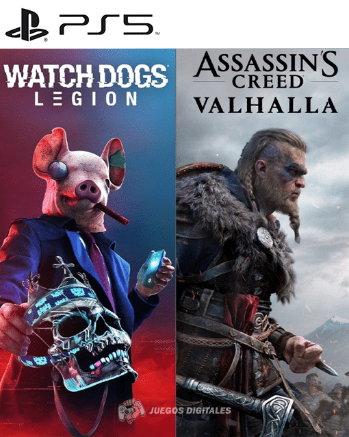 Assassins creed valhalla Watc Dogs legion PS5