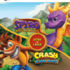 SPYRO+CRASH REMASTERED PS5 2 spyro crash remastered game ps5