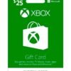XBOX GIFT CARD 25$ USA