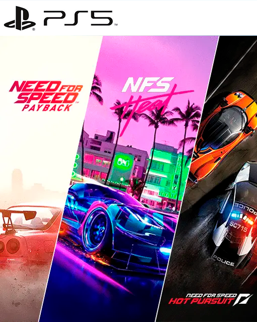3 JUEGOS EN 1 NEED FOR SPEED PAYBACK , HEAT Y PURSUIT PS5 3 JUEGOS EN 1 NEED FOR SPEED PAYBACK , HEAT Y PURSUIT PS5