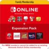 Nintendo Switch Online 12 Month Family Membership + Expansion Pack Código Region USA